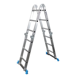 Escalera de aluminio articulada x 3